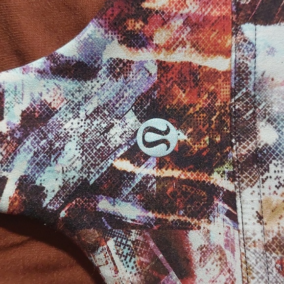 Lululemon Wunder Train Long-Line Medium Support Bra C/D Cups Urbantricity Multi - Picture 10 of 12